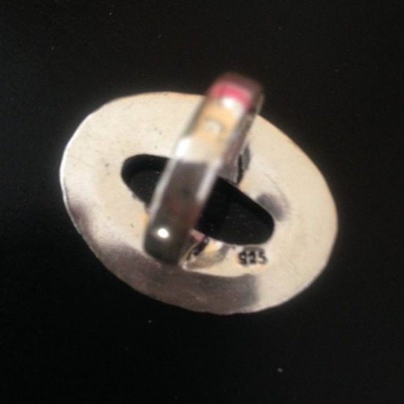 Sun Stone Sterling Silver .925 Ring Size 7.5 NEW - Picture 2 of 3